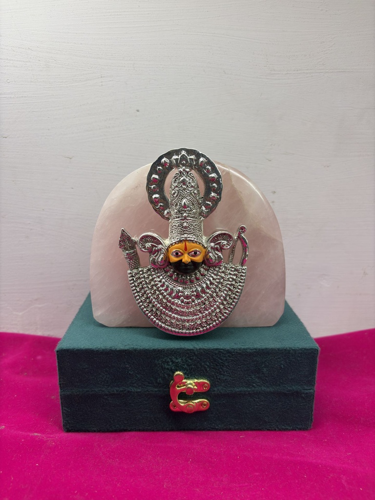 [KDC-IDL-0010] Religious Idol - Khatushyam Ji With Rose Quartz