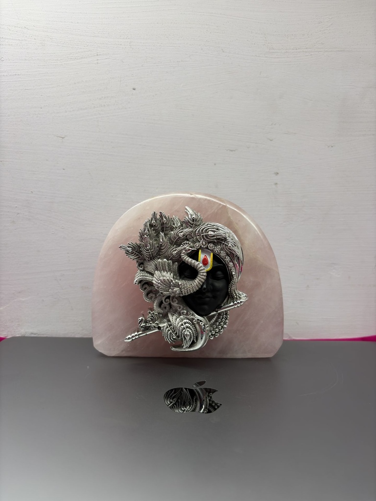 [KDC-IDL-0017] Religious Idol - Krishna Ji With Rose Quartz