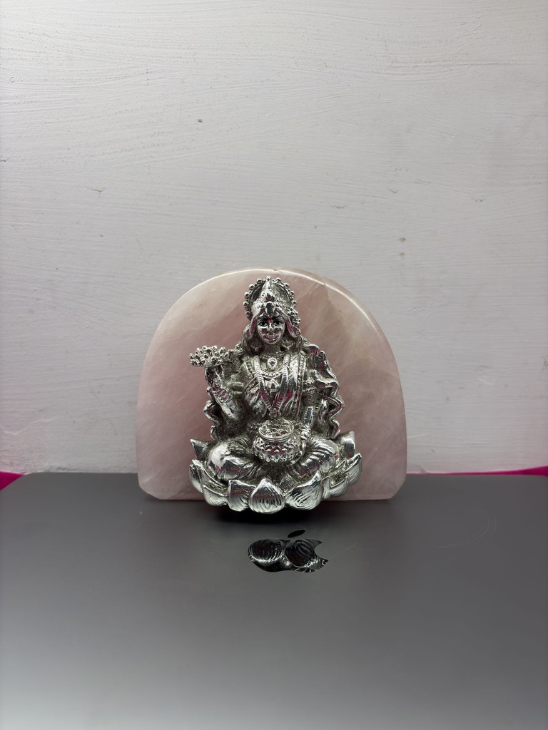 [KDC-IDL-0019] Religious Idol - Laxmi Ji With Rose Quartz