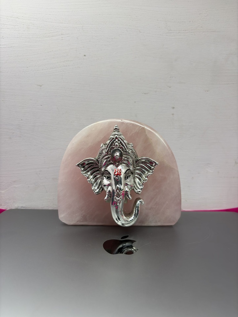 [KDC-IDL-0003] Religious Idol - Ganesh Ji With Rose Quartz