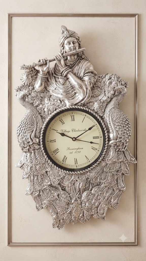 [KDC-CLK-0090] Clock - Krishna Ji Clock/Watch